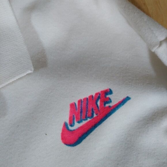 Vintage Custom ESTC USTA Tennis Neon Logo Polo - Picture 7 of 9